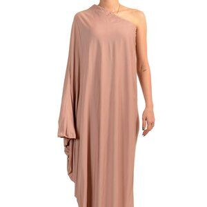 Hugo Boss Women's "Escala" Blush Pink One Shoulder Evening Dress US 4 IT 40